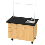 Diversified Woodcrafts Mobile Instructor's Desk - 48