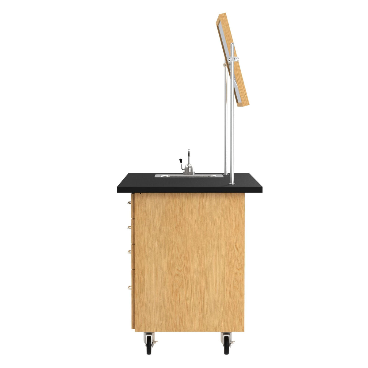 Diversified Woodcrafts Extra Large Mobile Demonstration Center - 54" W x 30" D(Diversified Woodcraft DIV-4342K)