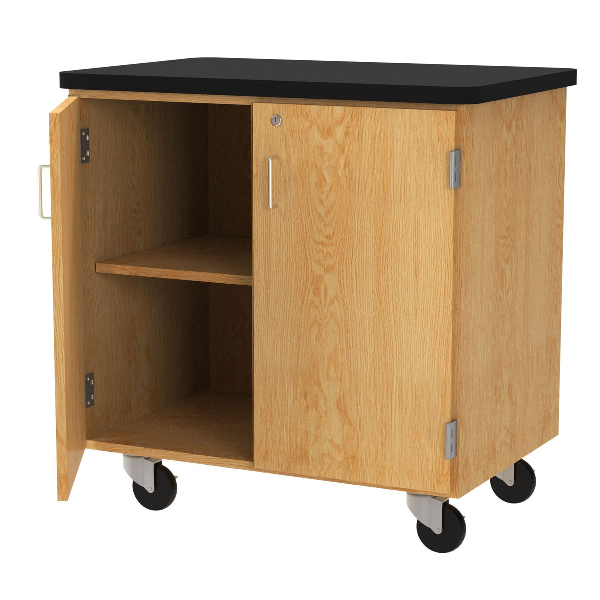 Diversified Woodcrafts Mobile Storage Cabinet w/ Plastic Laminate Top - 36"W x 24"D (DIV-4401K)
