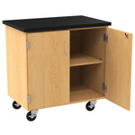 Diversified Woodcrafts Mobile Storage Cabinet w/ ChemGuard Top - 36