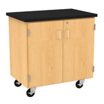 Diversified Woodcrafts Mobile Storage Cabinet w/ ChemGuard Top - 36