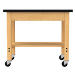Diversified Woodcrafts Mobile Demo Cart - Plastic Laminate Top - 36