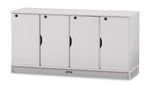 Jonti-Craft Rainbow Accents 4-Section Stackable Lockers 48.5