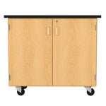 Diversified Woodcrafts Mobile Microscope Storage Cabinet w/ Plastic Laminate Top (Diversified Woodcrafts DIV-4701K)
