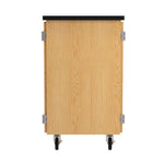 Diversified Woodcrafts Mobile Microscope Storage Cabinet w/ Plastic Laminate Top (Diversified Woodcrafts DIV-4701K)