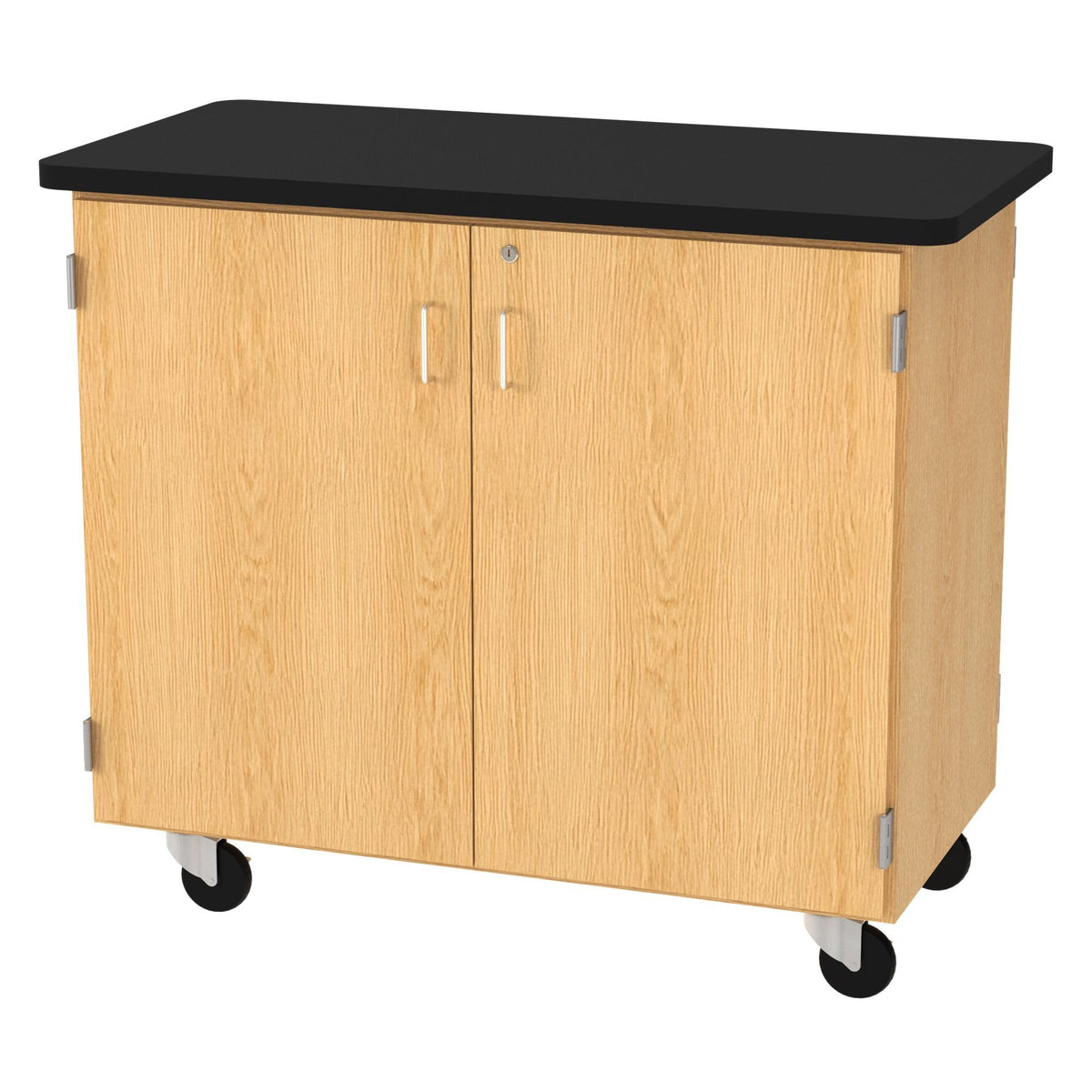 Diversified Woodcrafts Mobile Microscope Storage Cabinet w/ Plastic Laminate Top (Diversified Woodcrafts DIV-4701K)