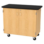 Diversified Woodcrafts Mobile Microscope Storage Cabinet w/ Plastic Laminate Top (Diversified Woodcrafts DIV-4701K)
