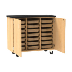 Diversified Woodcrafts Mobile Tote Tray Cabinet (DIV-4751K)