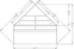 Jonti-Craft Corner Literacy Nook - Red