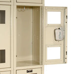 Hallowell Safety View Triple-Tier 3-Wide Lockers 36