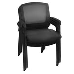 Regency Knight 4-Pack Multi-Purpose Mesh Back Guest Chairs with Breathable Support and Stackable Steel Frames 17