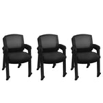 Regency Knight 12-Pack Multi-Purpose Mesh Back Training Room Chairs with Reinforced Steel Frames 17