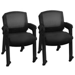 Regency Knight 8-Pack Multi-Purpose Mesh Back Training Chairs with Stackable Steel Frames and Breathable Support 17
