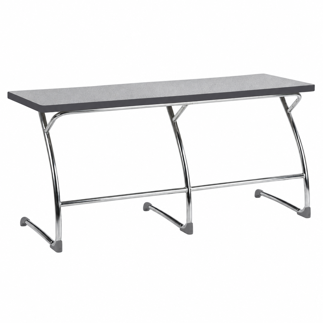 Virco ZDESK226029 - ZUMA Series Two-Student Cantilever Desk, 22" x 60" Laminate Particle Board Top, 29"H