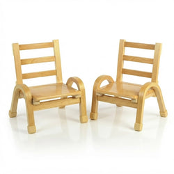 Angeles NaturalWood Collection 9" Chair - Set of 2
