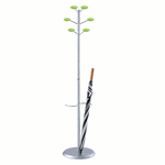Magnuson Architectural Steel Coat Tree with 6 Wood Knobs 15