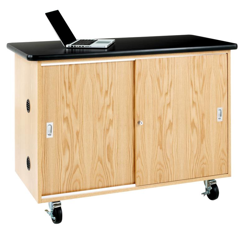 Diversified Woodcrafts 20 Unit Mobile Laptop Recharging Station (DIV-5301K)