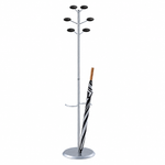 Magnuson Architectural Steel Coat Tree with 6 Wood Knobs 15