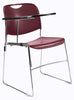 NPS 8500 Series Hi-Tech Ultra-Compact Stacker Plastic Stack Chair, Sled Base Classroom (NPS-8500)