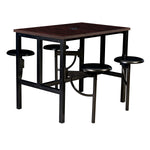 Regency Endure Standing Height Collaborative Table & Chair Set with 4 Pull-Out Stools 31.25