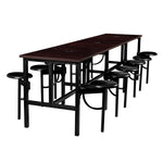 Regency Endure Standing Height Collaborative Table & Chair Set with 12 Pull-Out Stools 31.25