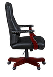 Regency Ivy League Seating Traditional Chair Swivel Timeless Spindle-Back Design with High-Mobility Rolling Base 18-21
