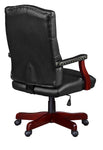 Regency Ivy League Seating Traditional Chair Swivel Timeless Spindle-Back Design with High-Mobility Rolling Base 18-21