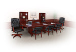 Regency Ivy League Seating Traditional Chair Swivel Timeless Spindle-Back Design with High-Mobility Rolling Base 18-21