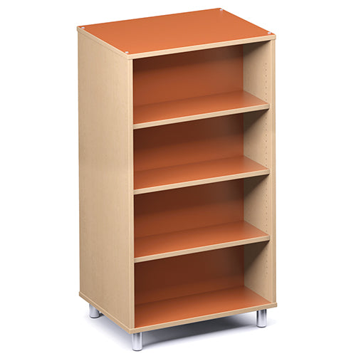 Russwood Library Furniture Envision Series Bay Shelving - 60"H Double Sided - 1 Bay - Palette style shelving  (RUS-PT-2S-60-1B)