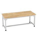 Diversified Woodcrafts Heavy-Duty Adjustable Height Solid Maple Workbench 72