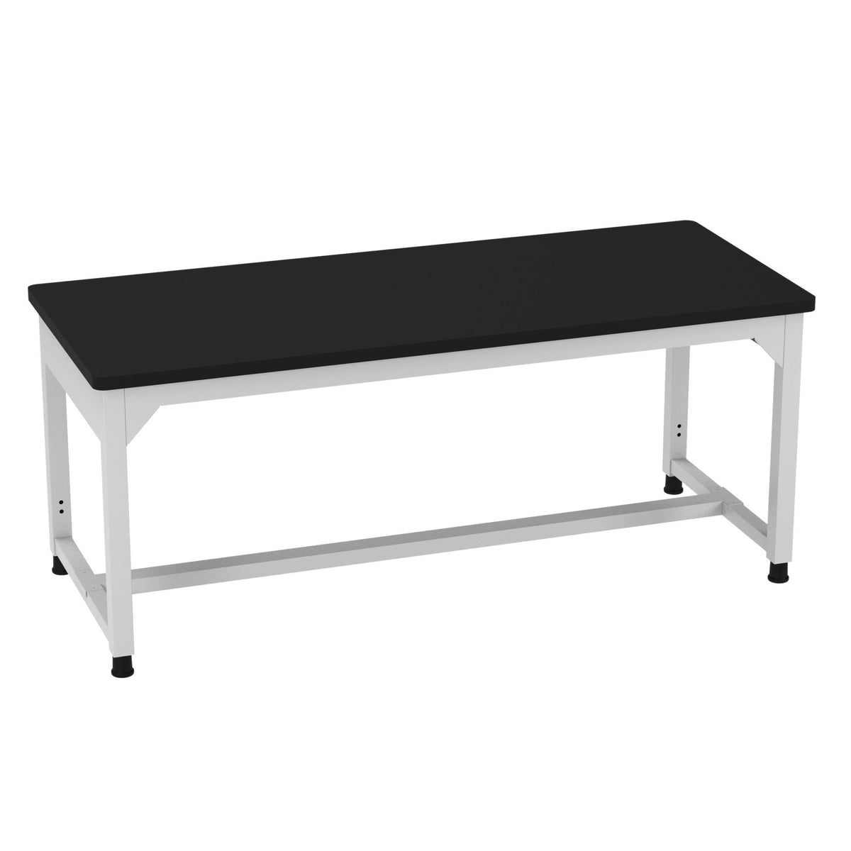 Diversified Woodcrafts Heavy-Duty Adjustable Height Solid Maple Workbench 72"W x 30"L x 25.5"- 35.5"H (DIV-AMS7230LBBX)