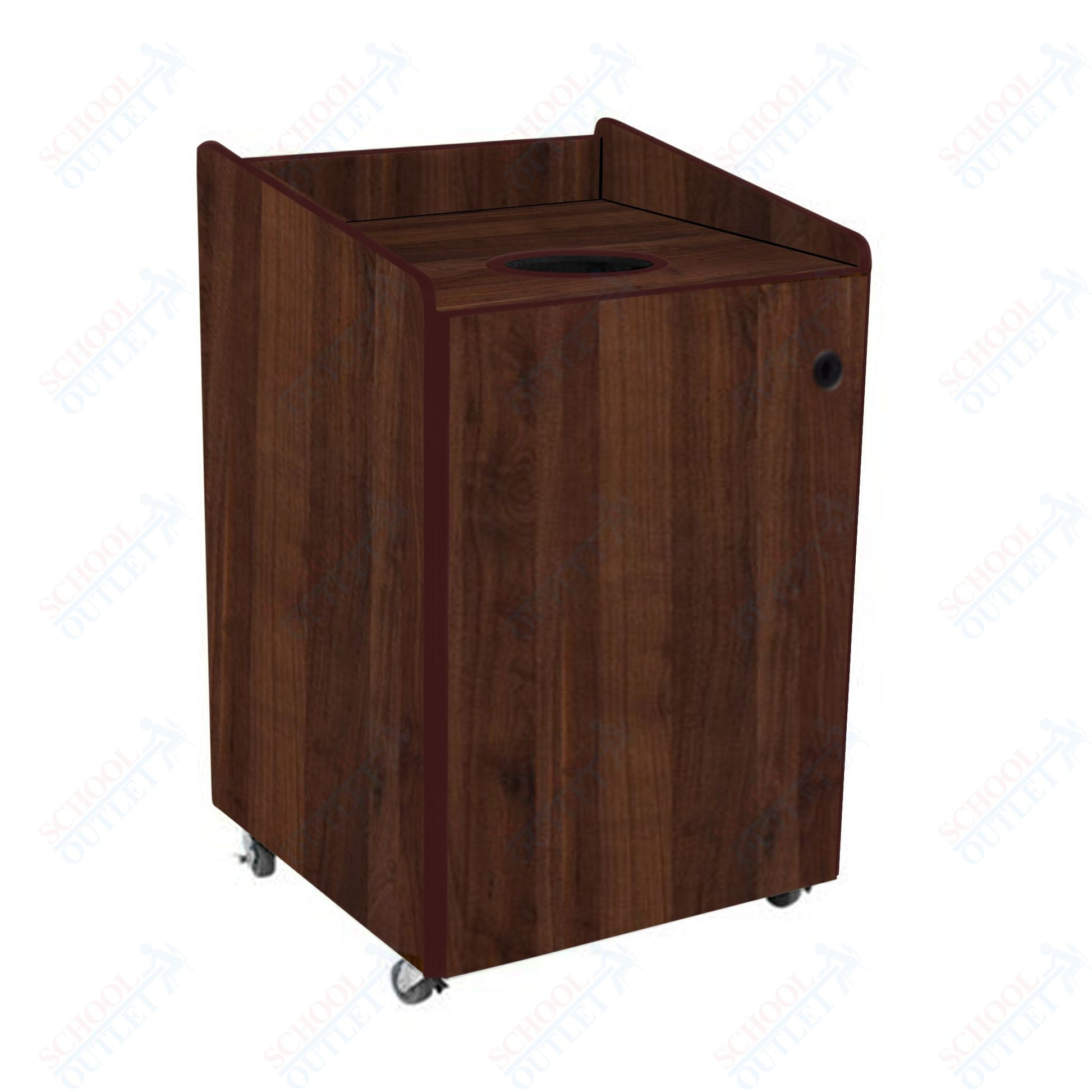 AmTab Heavy - Duty Recycling Receptacle - Applicable for 44 Gallon Cans and Drums - 33"W x 32"L x 46"H (AMT - HDRR44) - SchoolOutlet