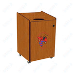 AmTab Heavy - Duty Waste Receptacle - Applicable for 55 Gallon Cans and Drums - 33