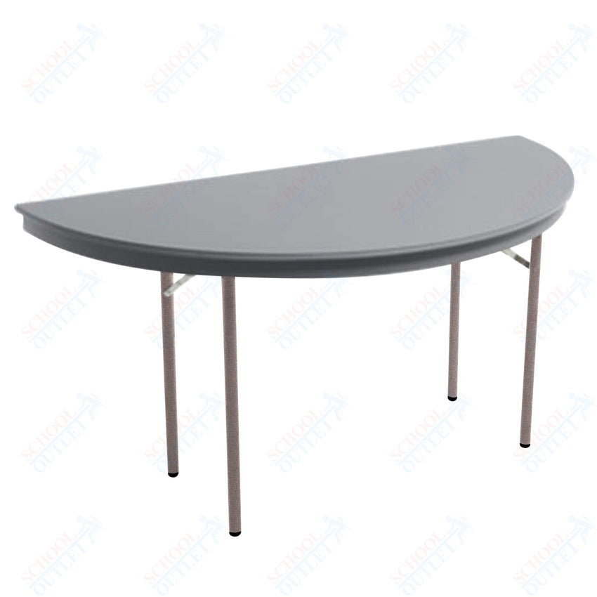 AmTab Dynalite Featherweight Heavy - Duty ABS Plastic Folding Table - Half Round - Half 48" Diameter x 29"H (AmTab AMT - HR48DL) - SchoolOutlet