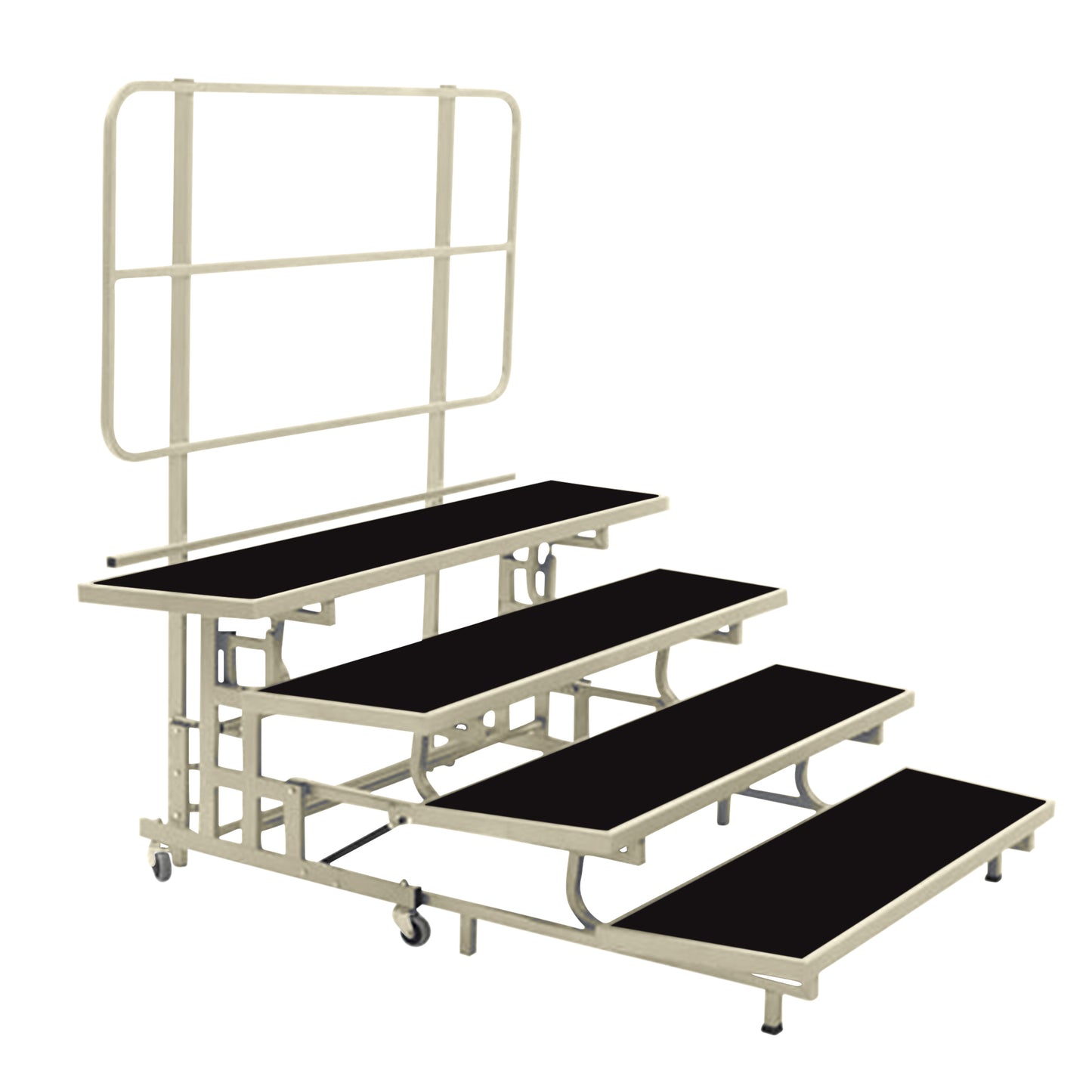 AmTab Mobile E-Z Riser - 4 Levels (8"H, 16"H, 24"H, 32"H) - 69"W x 78"L x 32"H  (AmTab AMT-PCR4)