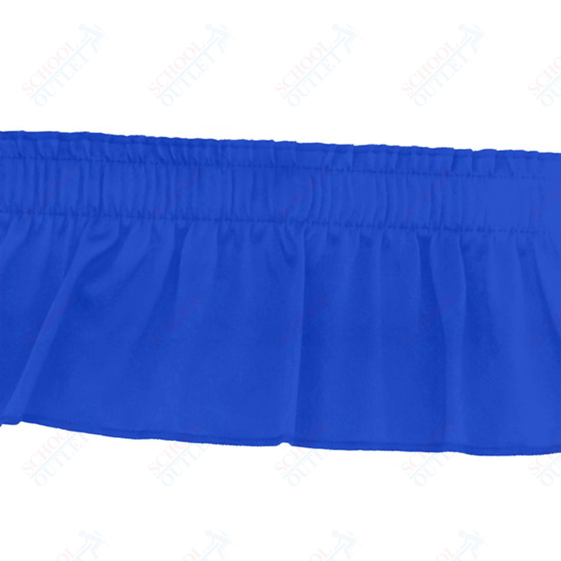 AmTab Stage and Riser Skirting - Shirred Pleat - 7" Skirting Height - Applicable for 8" Stage Height (AmTab AMT - SKRT8) - SchoolOutlet
