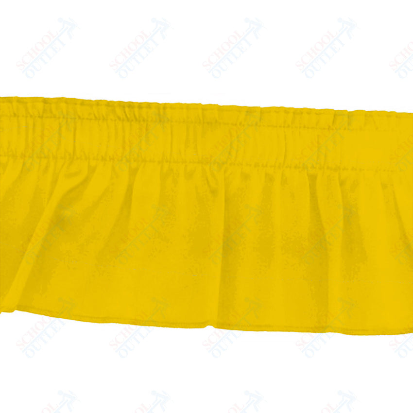 AmTab Stage and Riser Skirting - Shirred Pleat - 7" Skirting Height - Applicable for 8" Stage Height (AmTab AMT - SKRT8) - SchoolOutlet