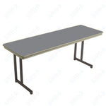 AmTab Dynalite Featherweight Heavy - Duty ABS Plastic Training Table - Rectangle - 24