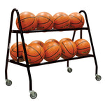 Jaypro Sports Ball Carrier -Deluxe Ball Carrier - Holds 12 Basketballs (BBC-12XX)