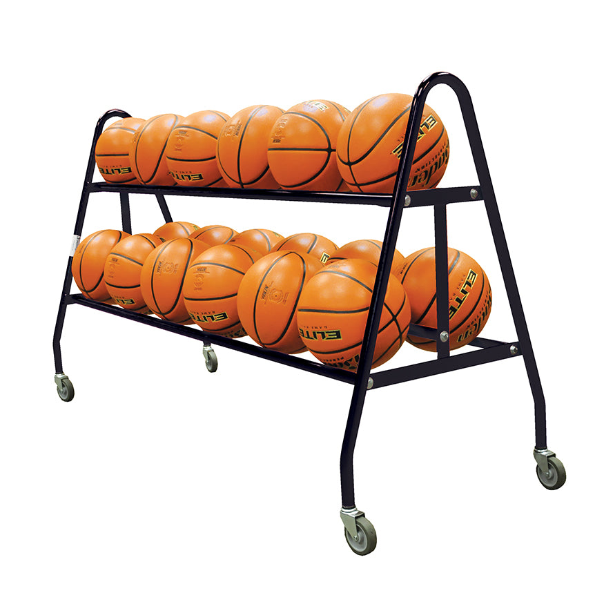 Jaypro Sports Ball Carrier -Deluxe Ball Carrier - Holds 18 Basketballs (BBC-18XX)