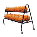 Jaypro Sports Ball Carrier -Deluxe Ball Carrier - Holds 18 Basketballs (BBC-18XX)