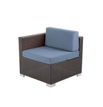 BFM Seating Aruba Wicker Left or Right Arm Corner Section with Cushions (BFM-PH5101JV-L/R)