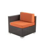 BFM Seating Aruba Wicker Left or Right Arm Corner Section with Cushions (BFM-PH5101JV-L/R)