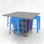 CEF Creation Cube Double-Sided Storage Table - 34