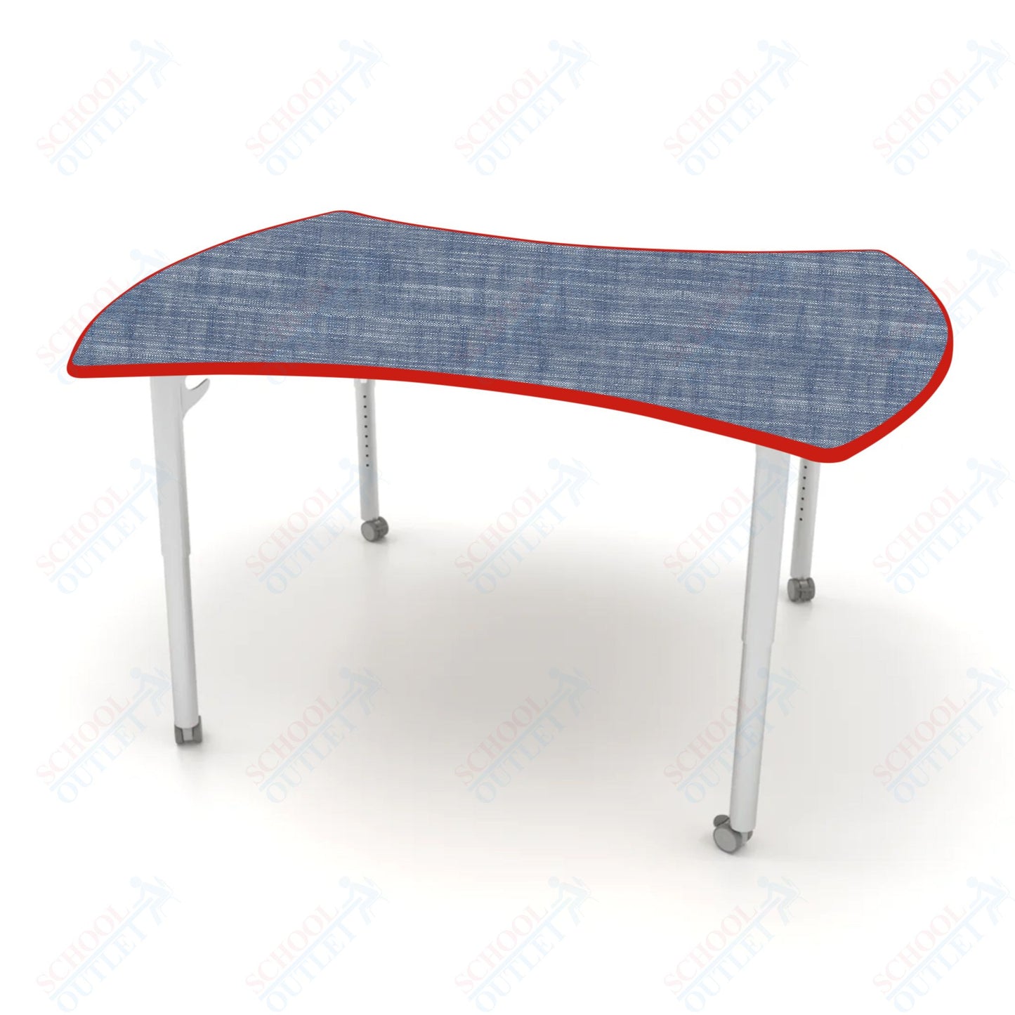CEF ESTO Table 60" x 52" HPL on Particle Board w/ T-Molding Top and Adjustable Height Legs