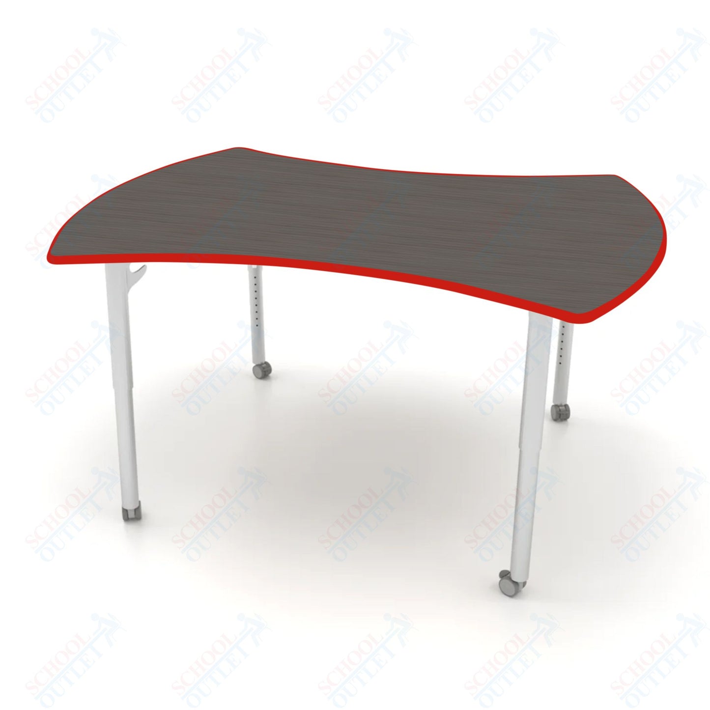CEF ESTO Table 60" x 52" HPL on Particle Board w/ T-Molding Top and Adjustable Height Legs