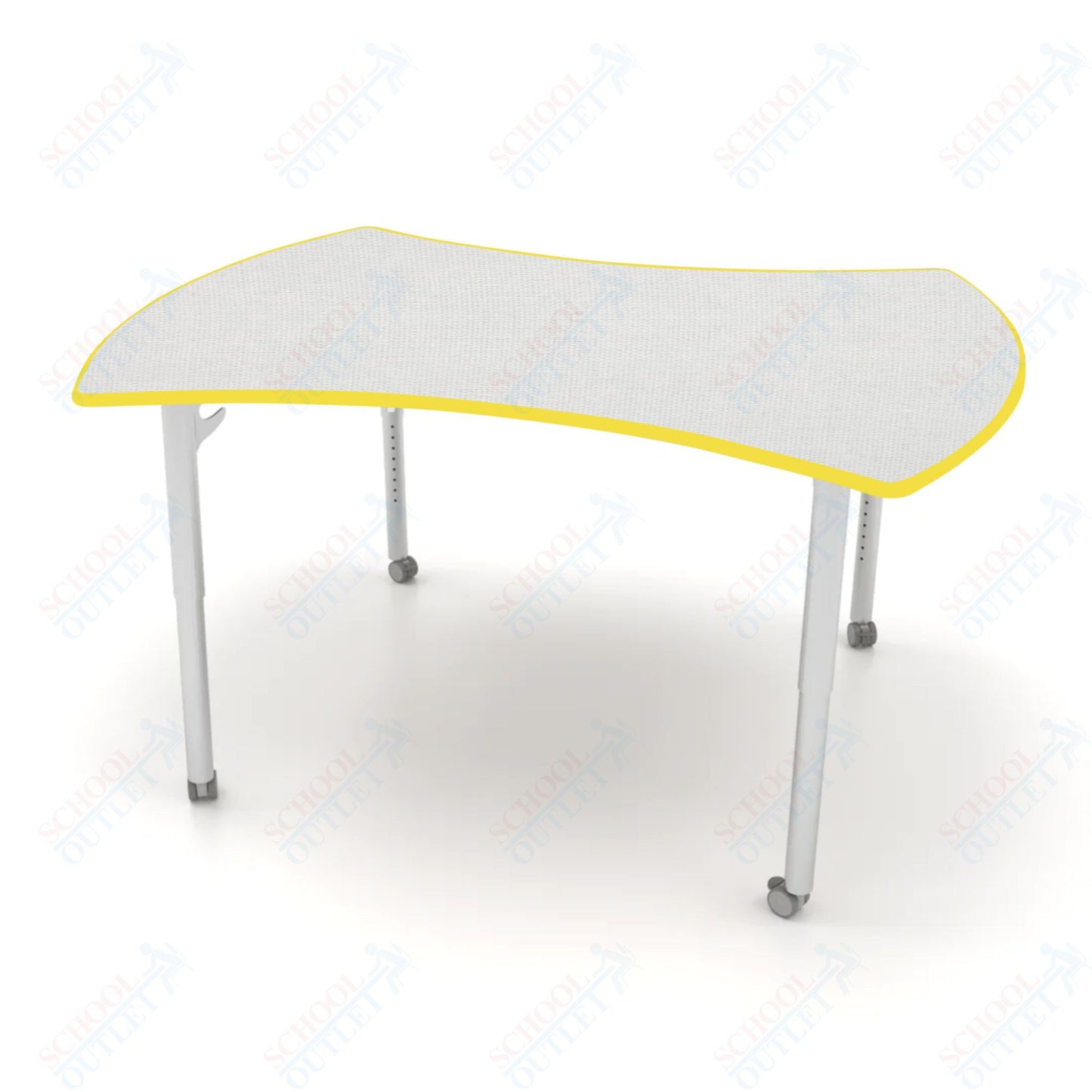 CEF ESTO Table 60" x 52" HPL on Particle Board w/ T-Molding Top and Adjustable Height Legs