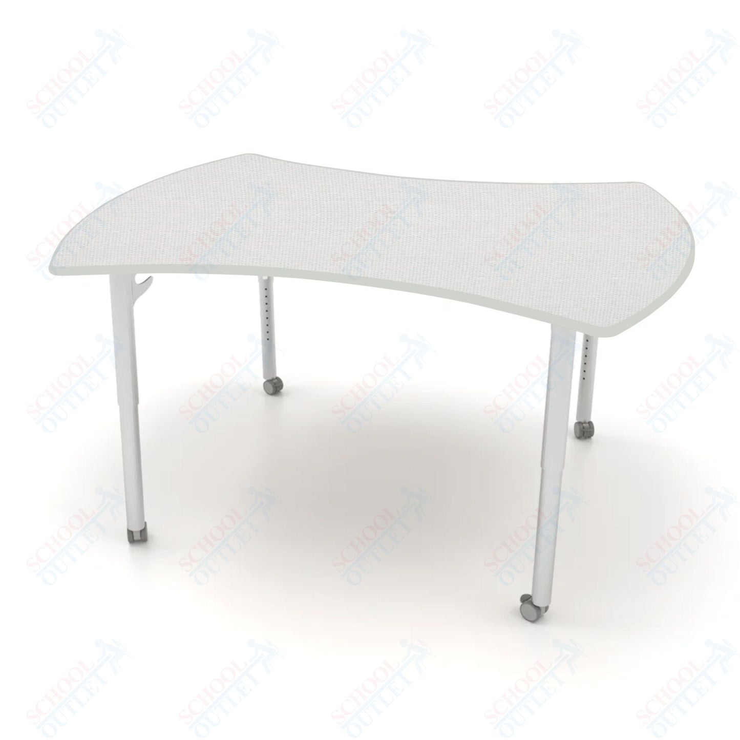 CEF ESTO Table 60" x 52" HPL on Particle Board w/ T-Molding Top and Adjustable Height Legs