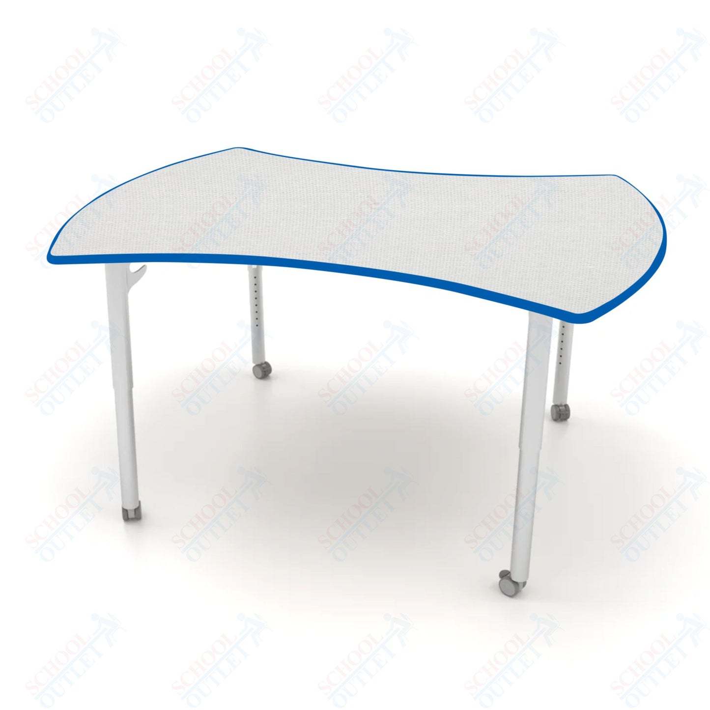 CEF ESTO Table 60" x 52" HPL on Particle Board w/ T-Molding Top and Adjustable Height Legs