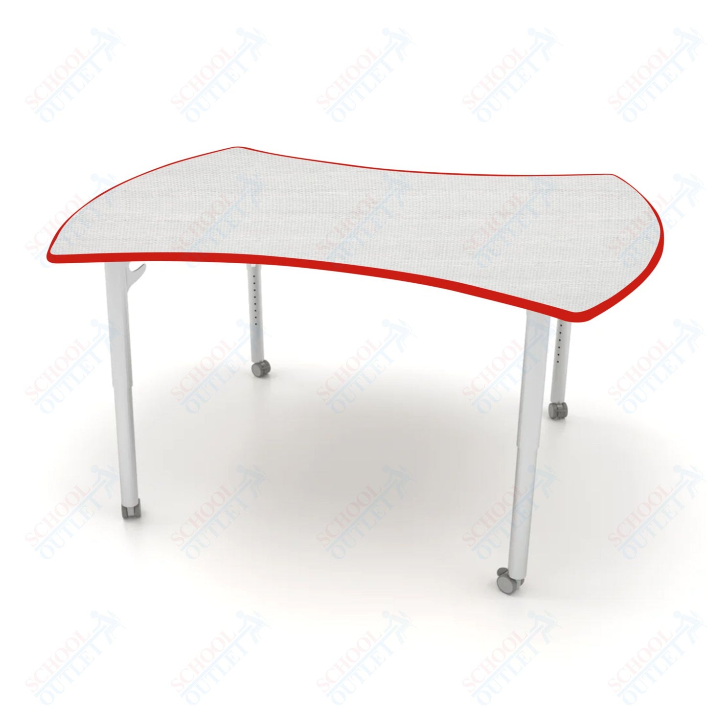 CEF ESTO Table 60" x 52" HPL on Particle Board w/ T-Molding Top and Adjustable Height Legs